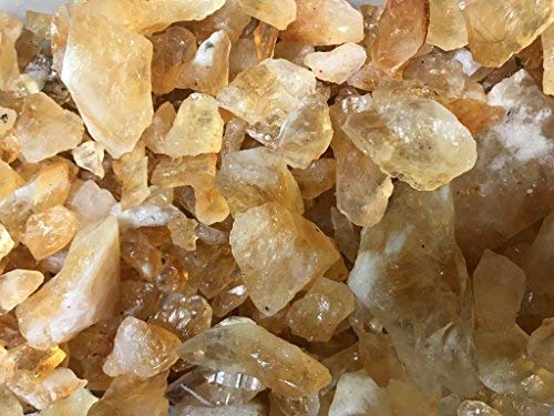 Zentron Crystal Collection Citrine brute Gros plan sur la teinte chaude naturelle