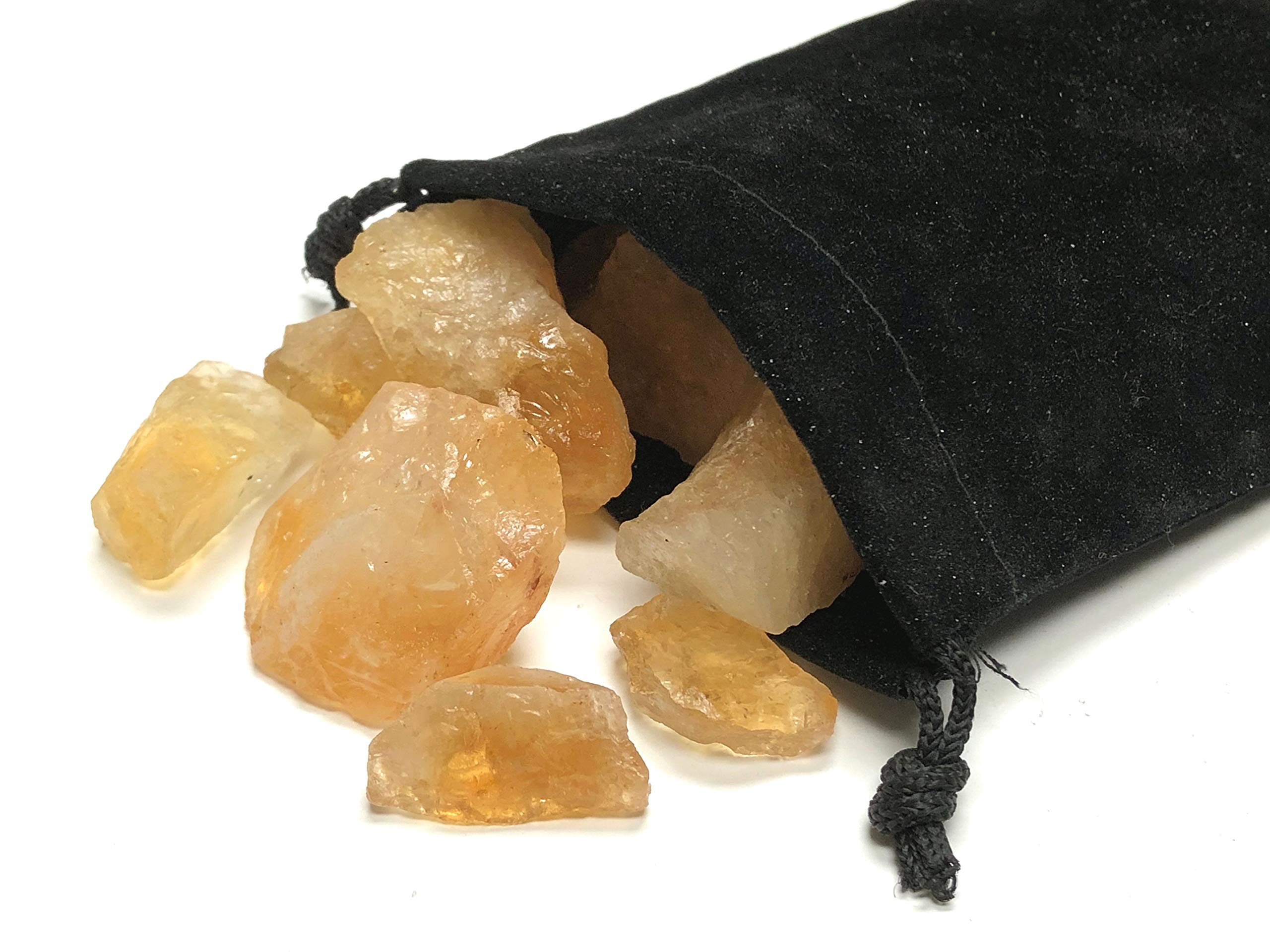 Zentron Crystal Collection: petits morceaux de citrine brute pour bijoux et macramé.