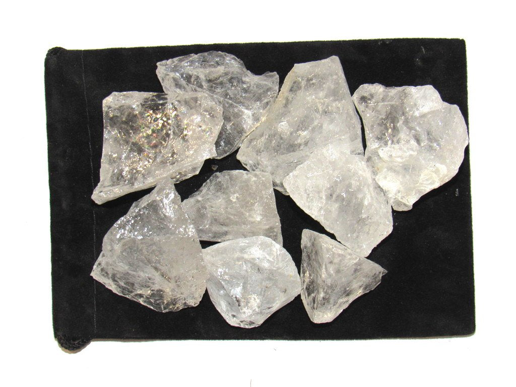 Zentron Crystal Collection : quartz brut 1 pouce, pierre naturelle pour lapidaire et cabochon