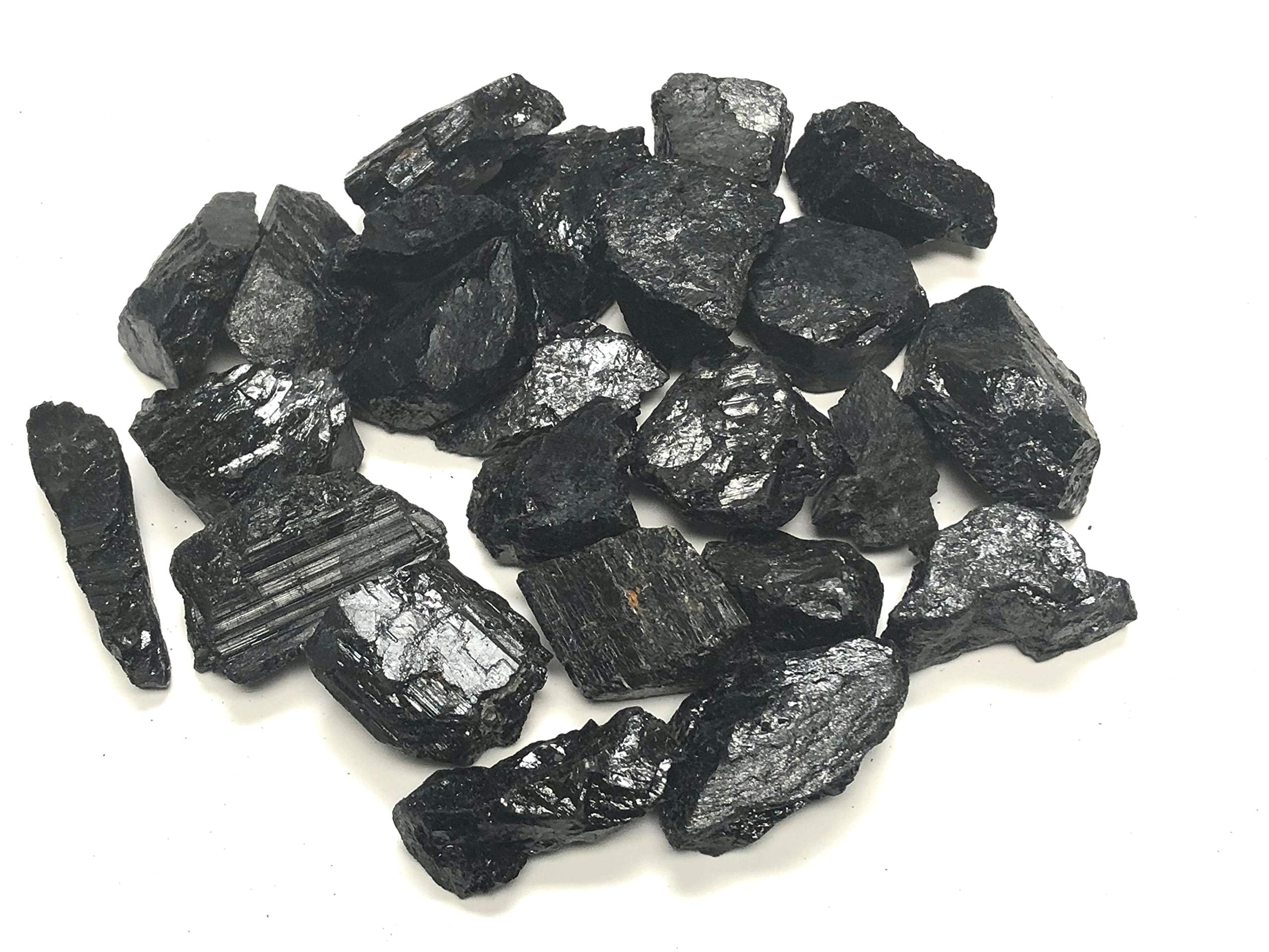 Zentron Crystal Collection tourmaline noire, morceaux pour bijoux et artisanat.