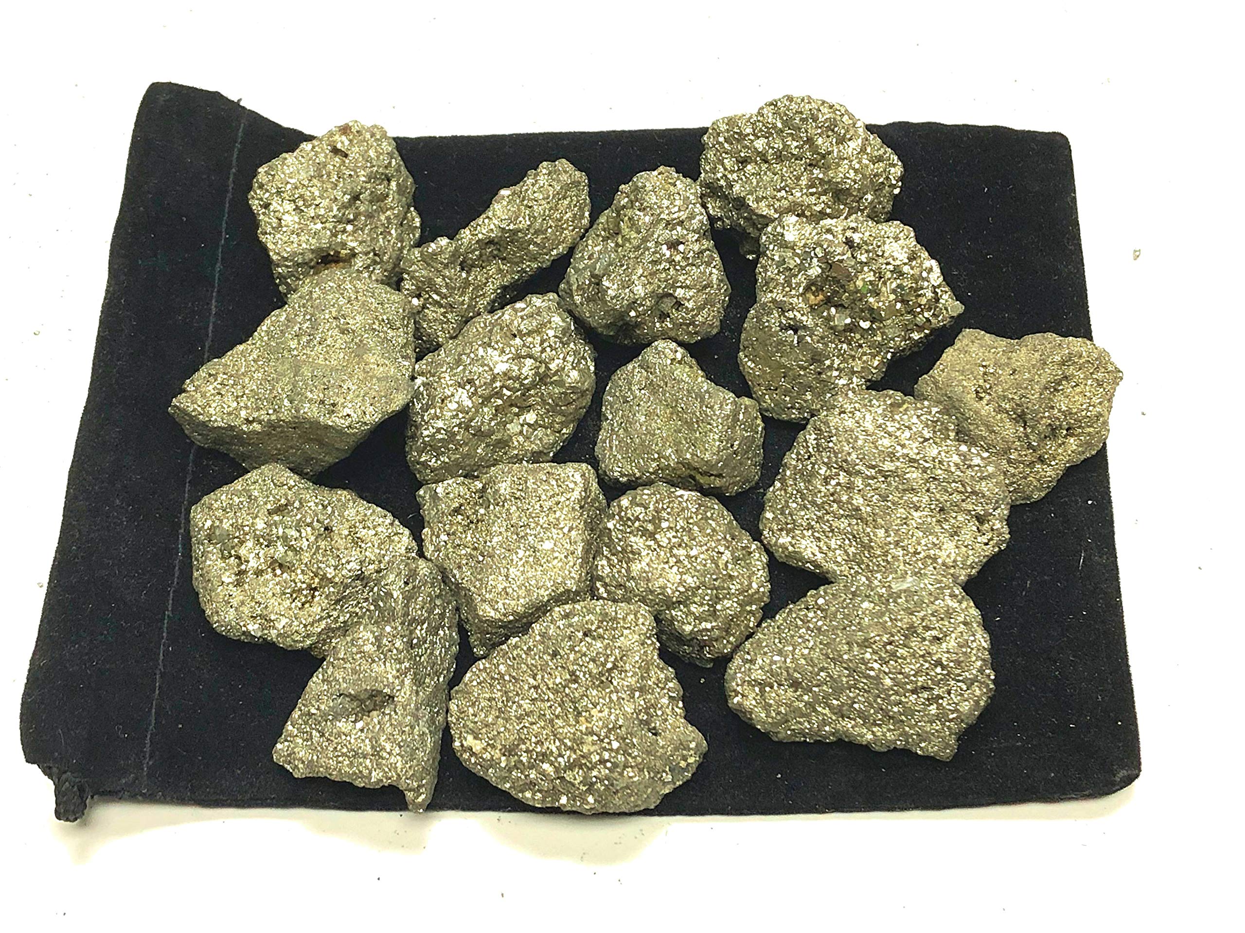 Pièce Zentron pyrite brute prête à être utilisée pour bijoux et décorations.