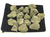Pièce Zentron pyrite brute prête à être utilisée pour bijoux et décorations.