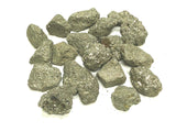Zentron pyrite naturelle, pièce brute d'un pouce, idéale pour cabochons.