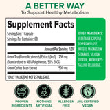 Zenwise Health: vue sur les gélules café vert et thé vert, soutien énergie.