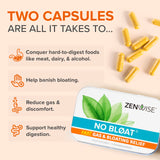 Zenwise Health Probiotiques Digestifs – étiquette met en avant gingembre et pissenlit.
