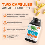 Complexe d'enzymes digestives et probiotiques Zenwise No Bloat pour une meilleure absorption.