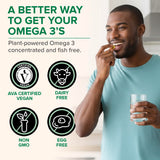 Zenwise Health Oméga-3 végan : usine certifiée cGMP aux États‑Unis.