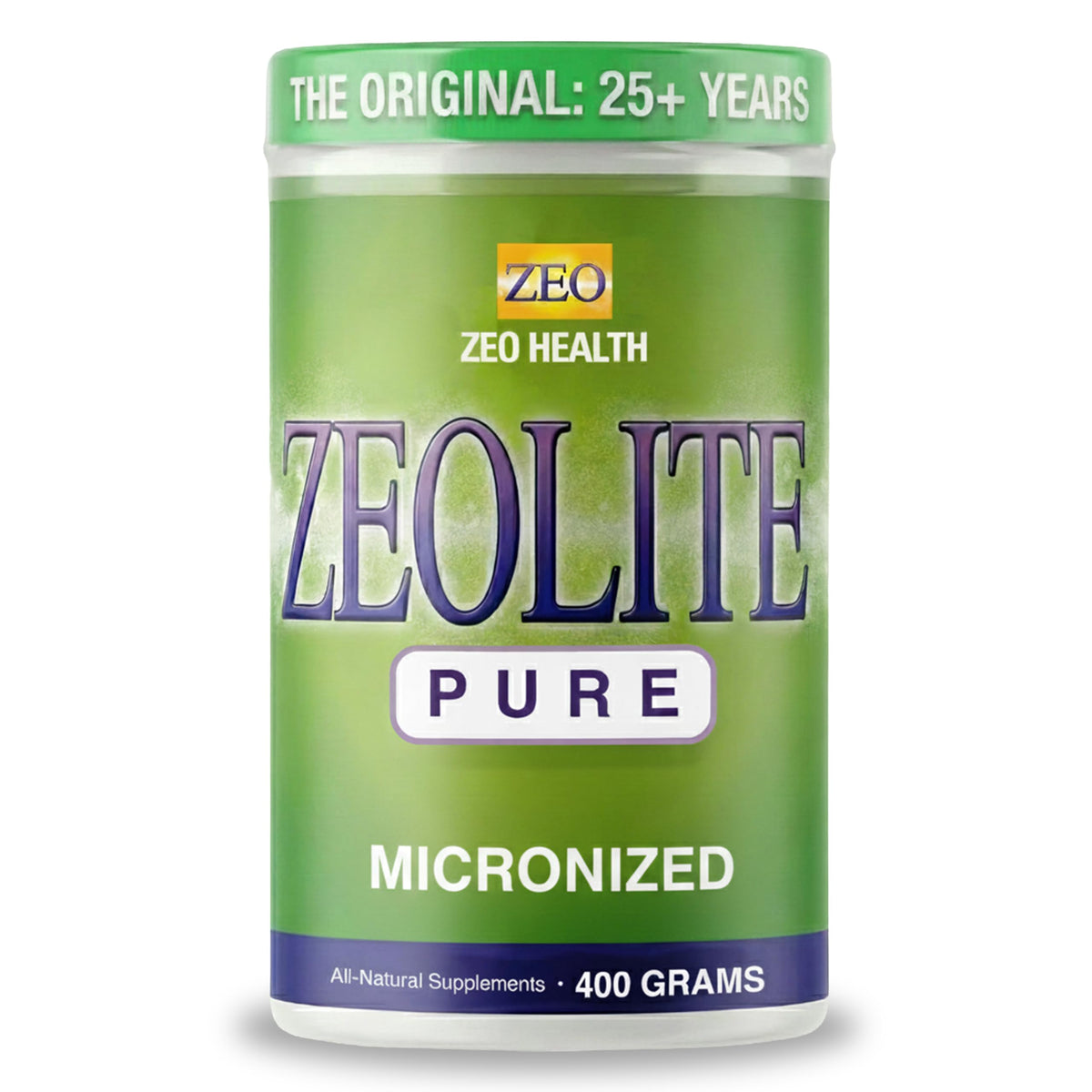 Zeolite Pure de Zeo Health, bouteille detox prête à l’emploi.