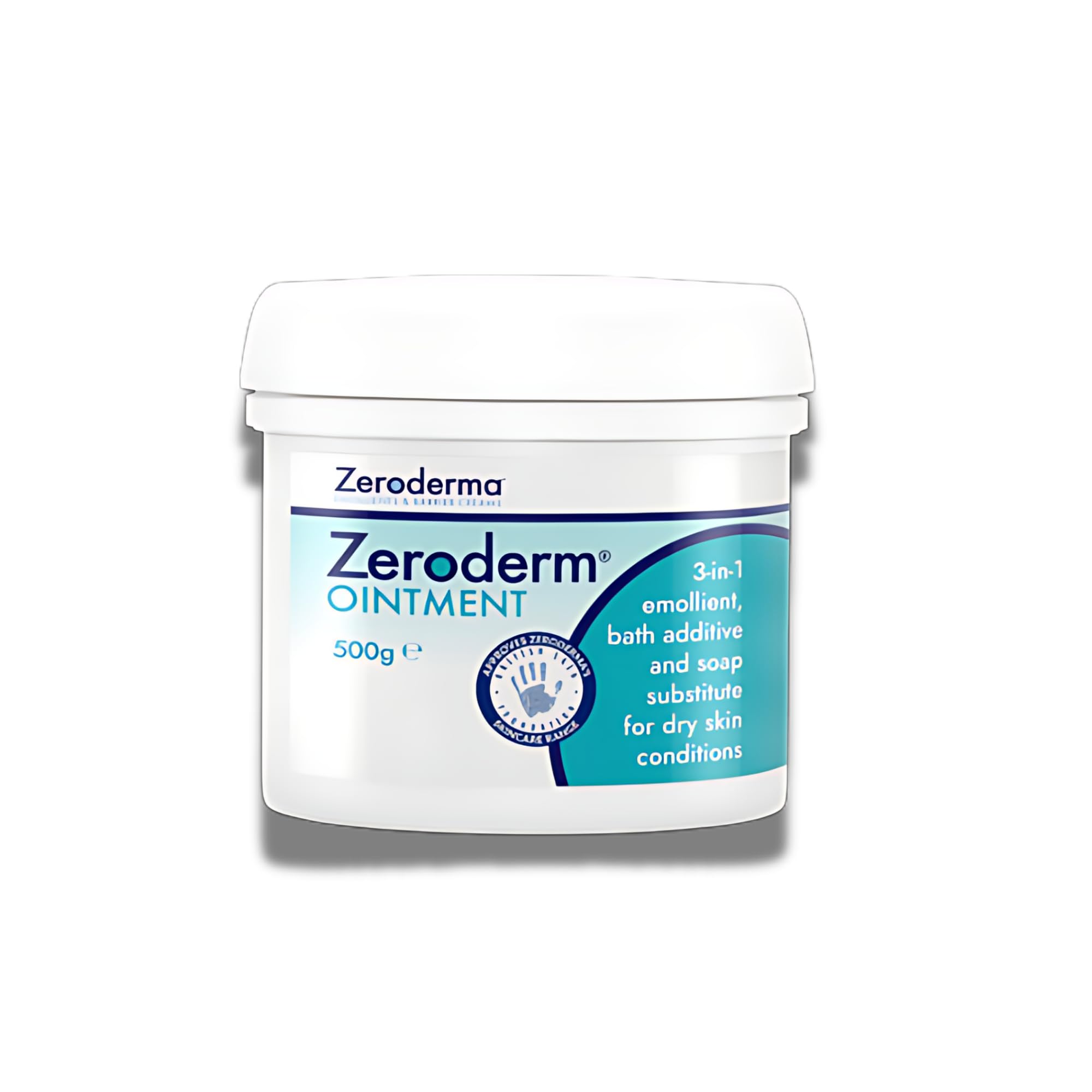 Pommade Zeroderm 500 mg – application pour hydrater les peaux sèches et irritées.