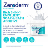 Pommade Zeroderm 500 mg – substitut de savon pour nettoyer en douceur et hydrater.