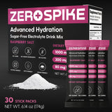 Zerospike sachets framboise – mélange ultra rapide après l'entrainement