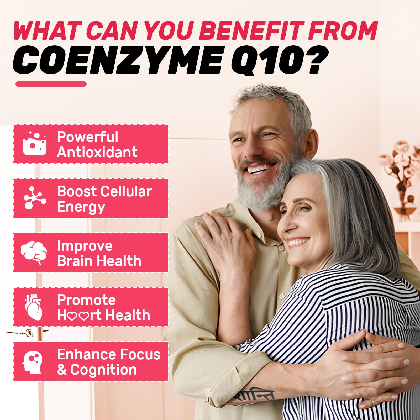 Étiquette Zetelixia CoQ10 sur emballage, informations claires sur le produit.