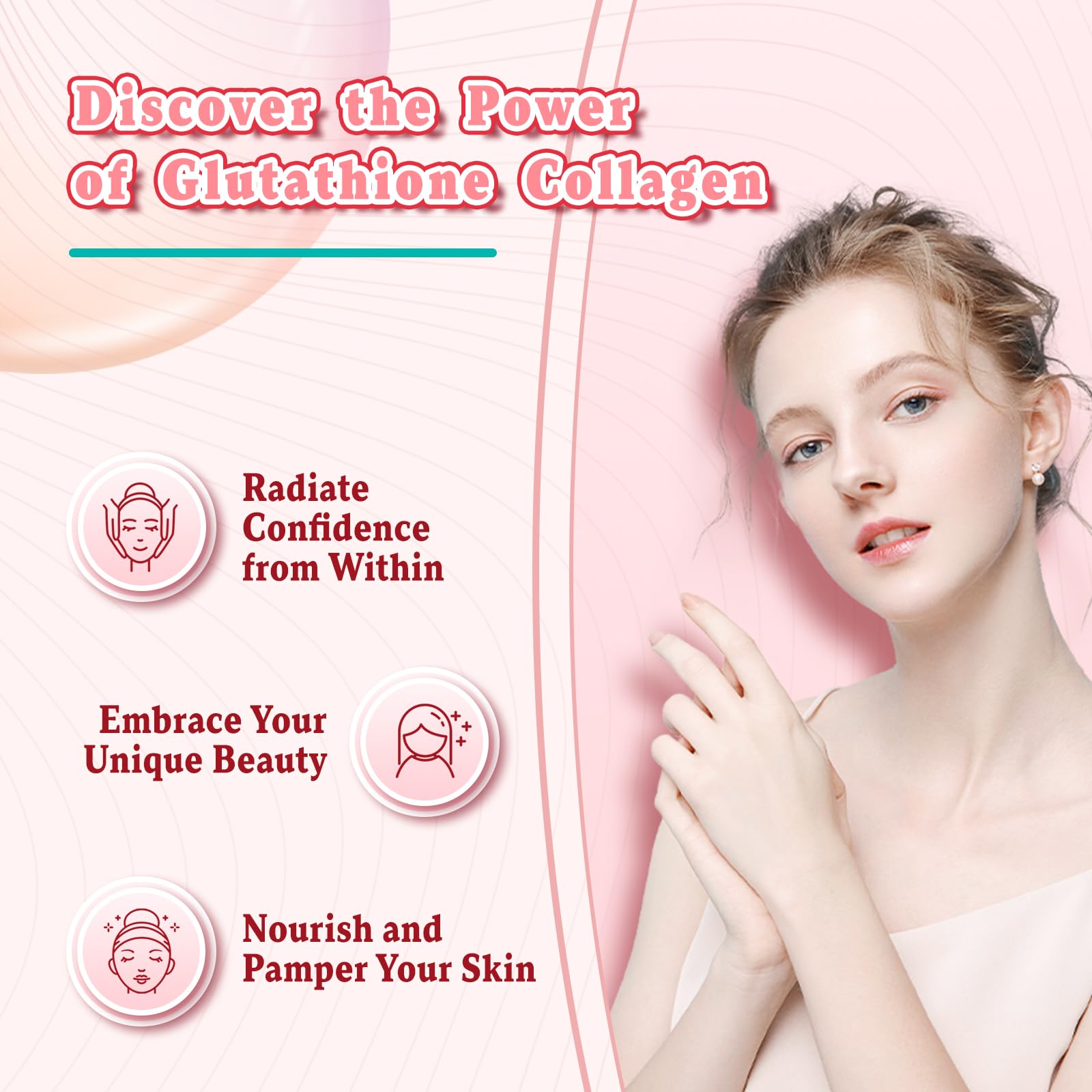 Gommes Zetelixia Glutathion-Collagène à la fraise, plaisir