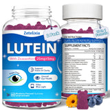 Gommes Zetelixia Luteïne en bouteille, soutien visuel quotidien.