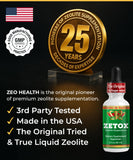 Zeo Health ZETOX – fabrication américaine, normes élevées de sécurité.