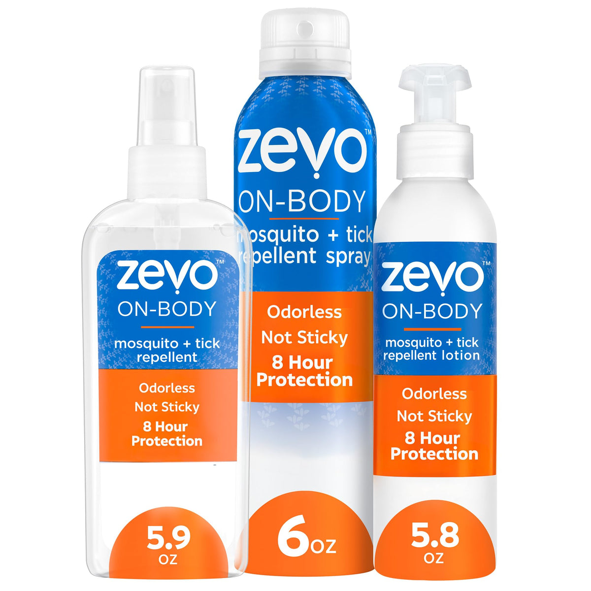 ZEVO On-Body aérosol en action : protection longue durée contre moustiques et tiques.