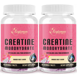 Zeylamum Créatine pour femmes – tablettes à mâcher au goût fruit du dragon, pratique.
