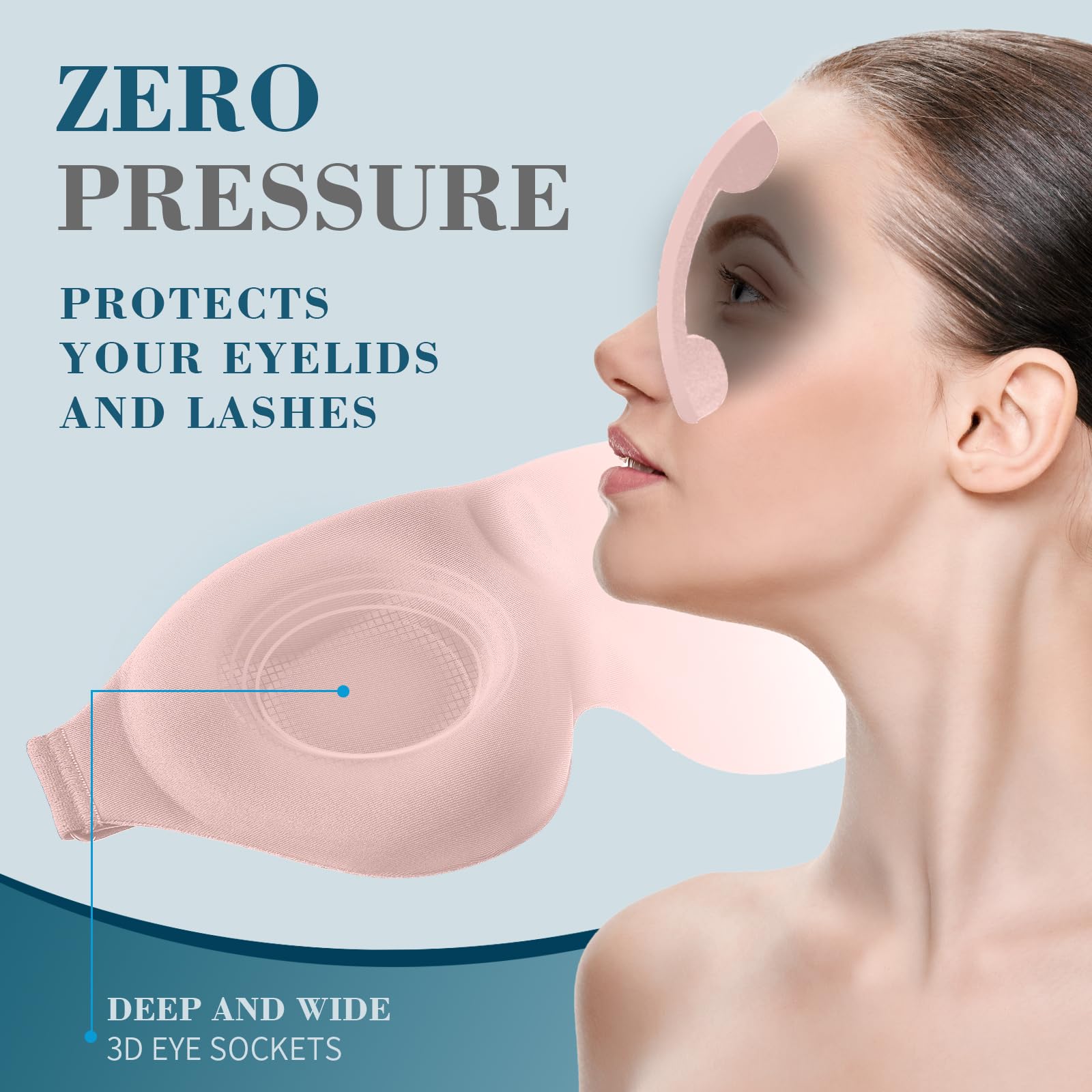 Sangle réglable ZGGCD – attache flexible sans pression sur les oreilles.