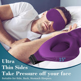 ZGGCD Masque Sommeil mémoire respirant: mousse mémoire et tissu qui permettent de respirer.