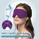 ZGGCD Masque Sommeil blocage lumière nasal: bloque efficacement la lumière près du nez.