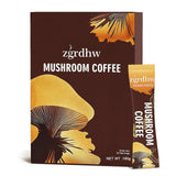 Café zgrdhw aux champignons avec cordyceps pour énergie durable.