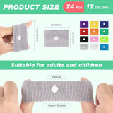 Bracelet Zhanmai anti-nausée couleurs variées, adapté enfants et adultes
