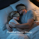 ZHENYEMEI masque-sommeil 3D confort memory foam favorise repos profond et doux.