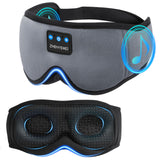 ZHENYEMEI 3D masque-sommeil avec écouteurs Bluetooth pour dormir sans pression et lumière bloquée.