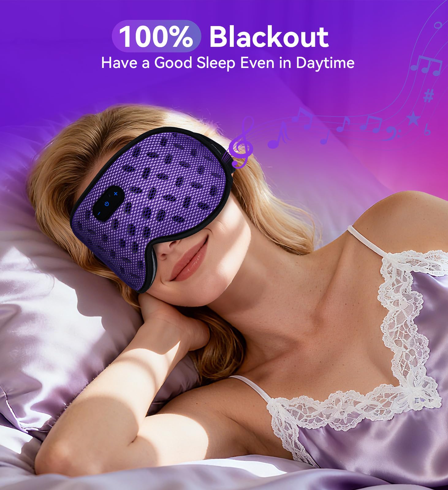 ZHENYEMEI – Blocage lumière à 100% pour dormir profondément en tout lieu