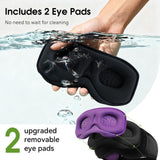 ZHENYEMEI coussins 3D détachables offrant un confort oculaire personnalisable.