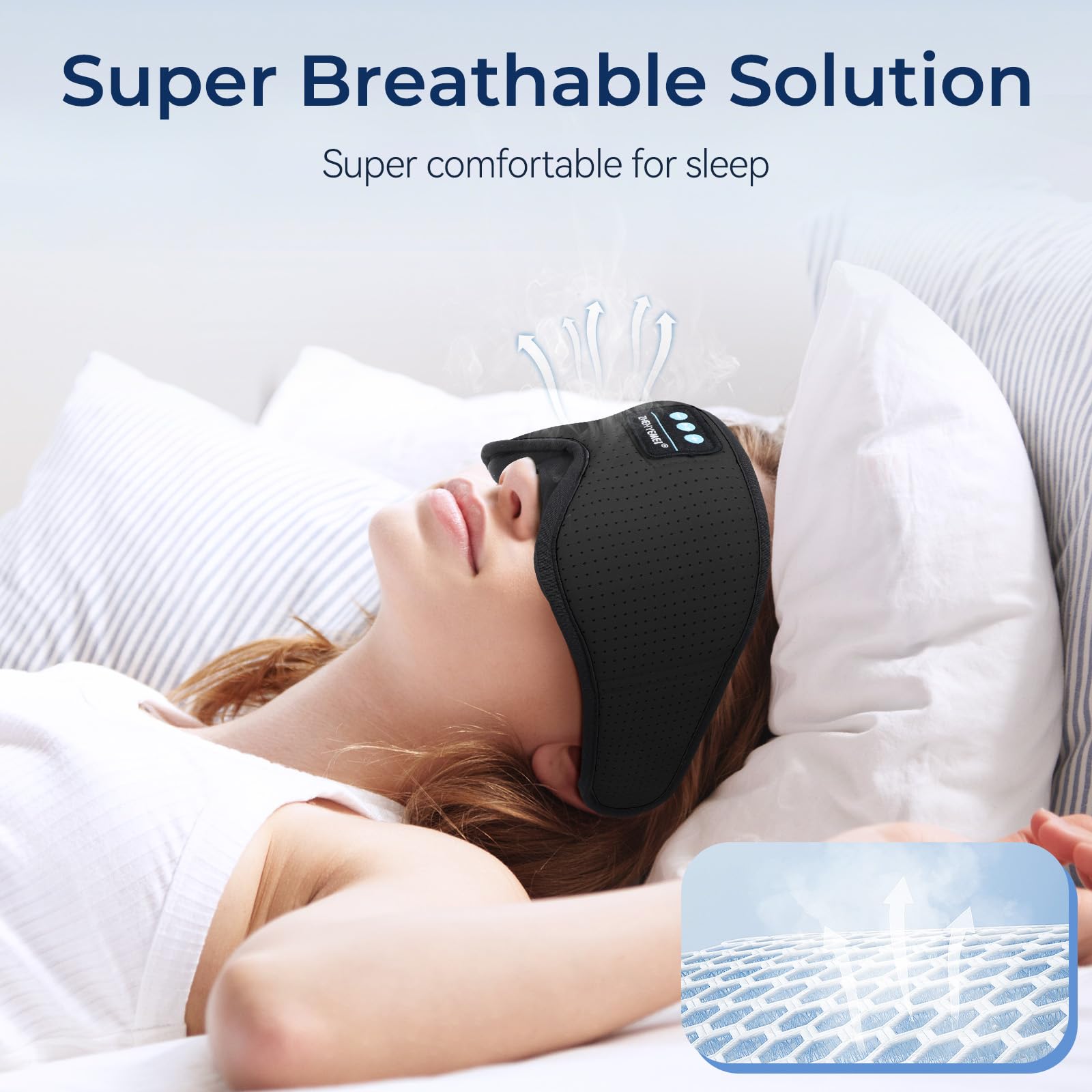 ZHENYEMEI dormeurs latéraux confort grâce au tissu respirant.