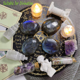 ZHIYUXI pierre palmaire labradorite cadeau élégant