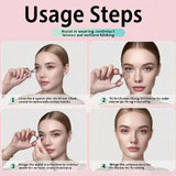 Kit voyage ZHIYULE pour lentilles colorées, compact et pratique.