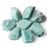 Galet brut d'amazonite ZHIYUXI, 2 pouces, idéal pour méditation et décoration.