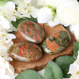ZHIYUXI energie-equilibre-unakite favorise l'harmonie lors de la méditation.