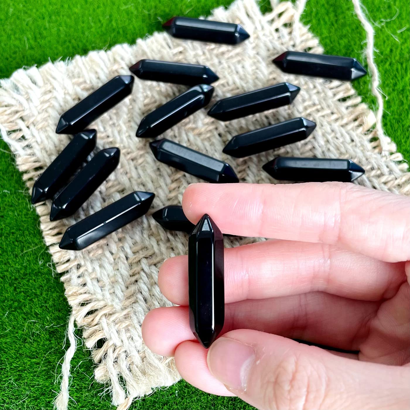 ZHIYUXI obsidienne noire – pierres décoratives zen pour énergie équilibrante.
