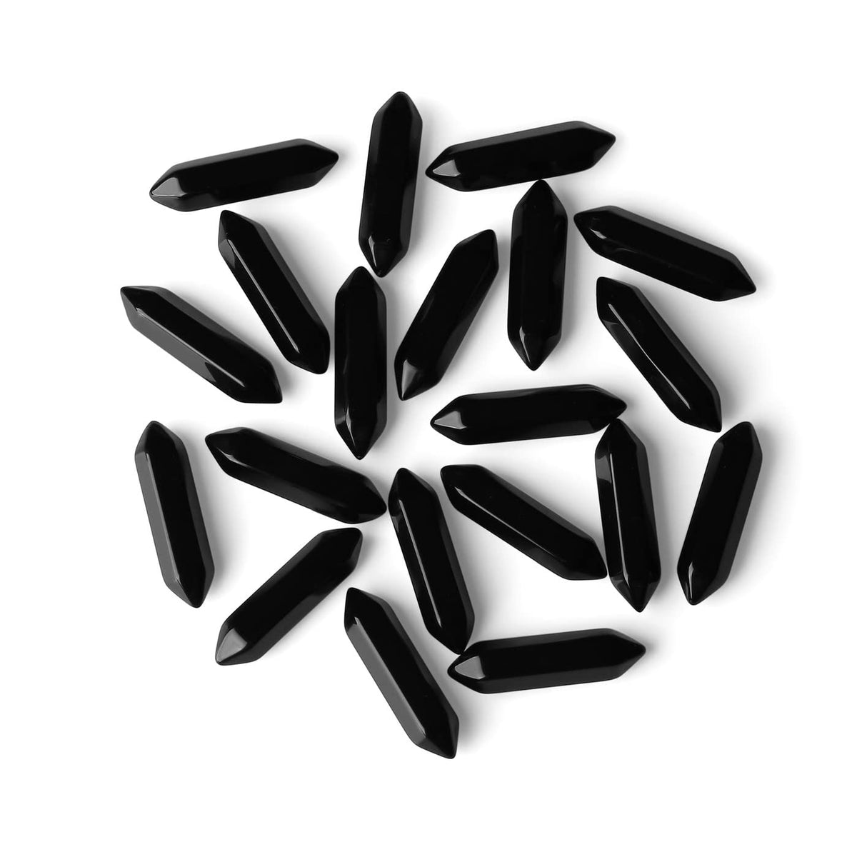 ZHIYUXI obsidienne noire – pointe cristal pour méditation et relaxation.