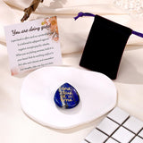 ZHIYUXI pierre lapis-lazuli détent tactile favorisant la détente