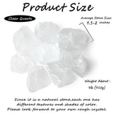 ZHIYUXI quartz clair brut – pièces décoratives pour maison et jardin, énergie positive.