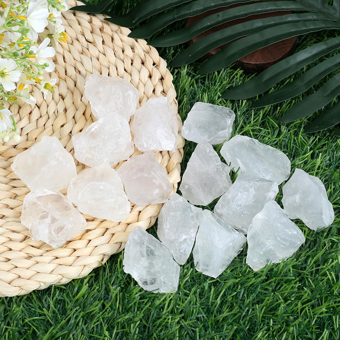 ZHIYUXI quartz clair brut – pierres décoratives pour créer une ambiance zen chez soi.