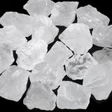 ZHIYUXI quartz clair brut – pierres brutes grosses parfaites pour méditation et décoration.