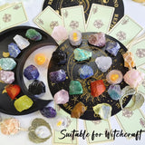 ZHIYUXI quartz clair brut – parfait pour rituels Wicca et pratiques spirituelles.