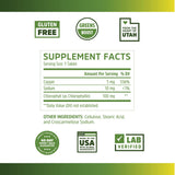 Ingrédients naturels entourant les tablettes Zhou, suggérant un apport nutritif équilibré.