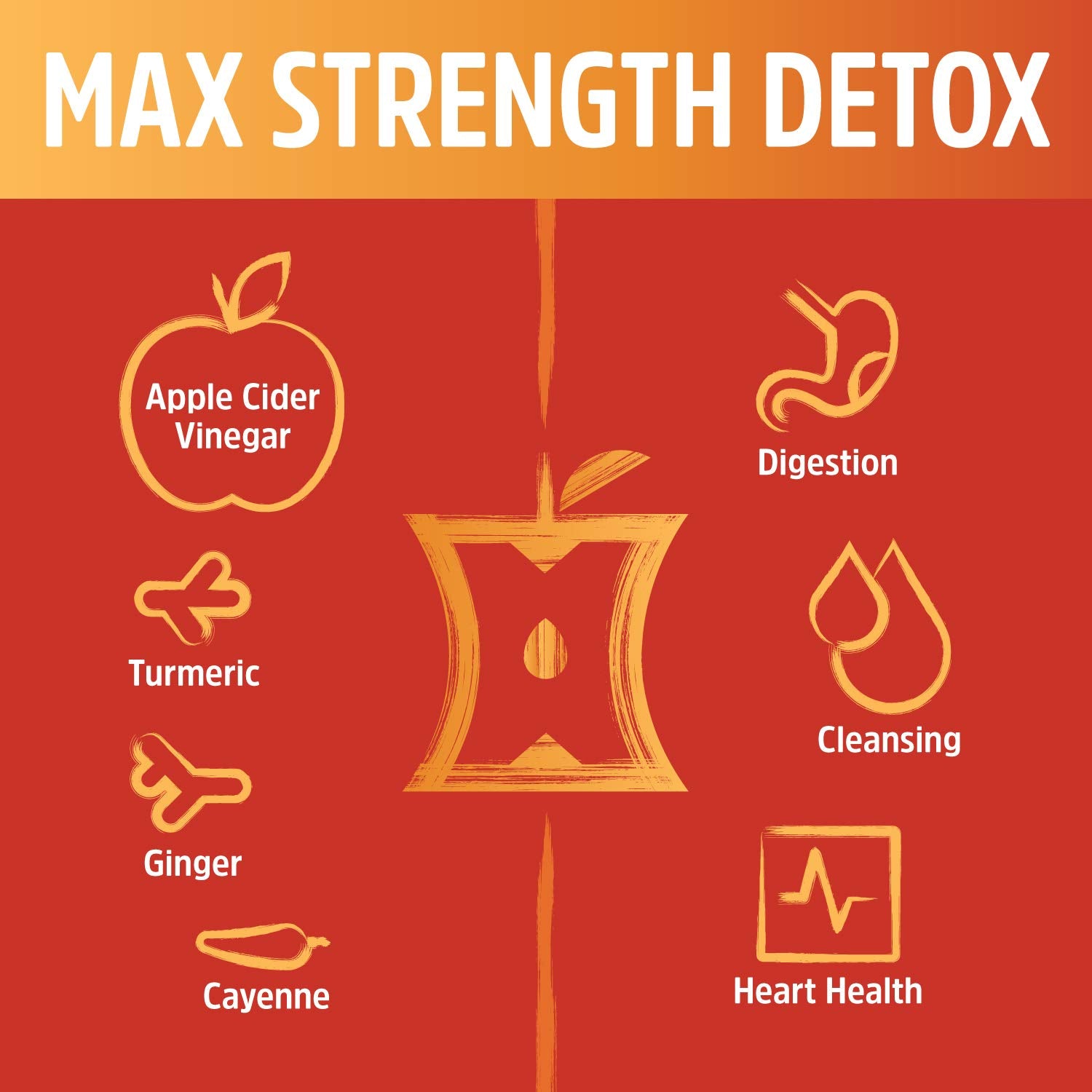 ZHOU Cider Detox avec probiotiques et enzymes soutient la digestion.