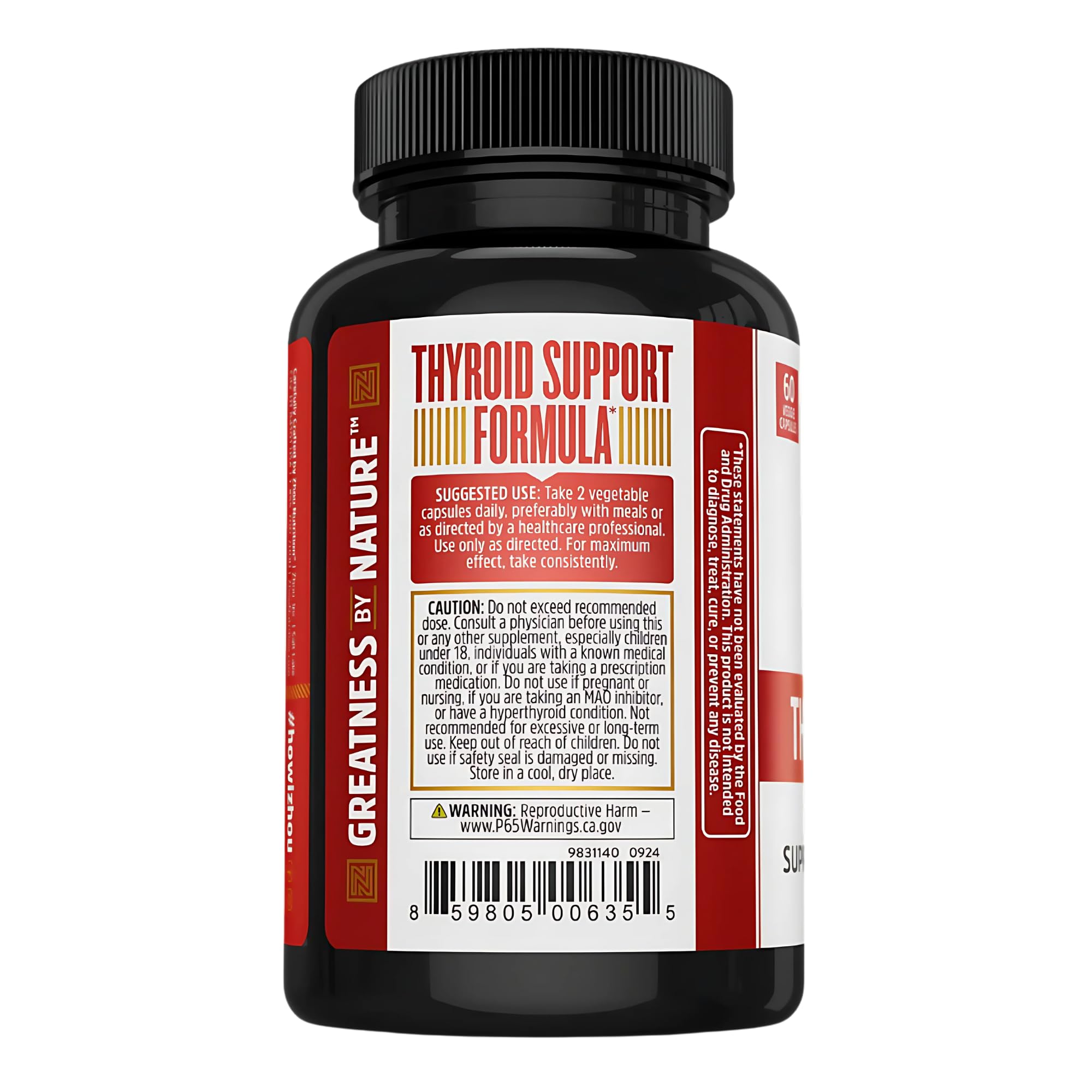 Ensemble Zhou D3 + K2 et Thyroid Support pour la routine santé.