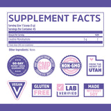 Zhou Creatine: bouteille illustration montrant le packaging vegan.