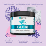 Zhou Creatine: mélange dans l'eau pour un shake rapide.