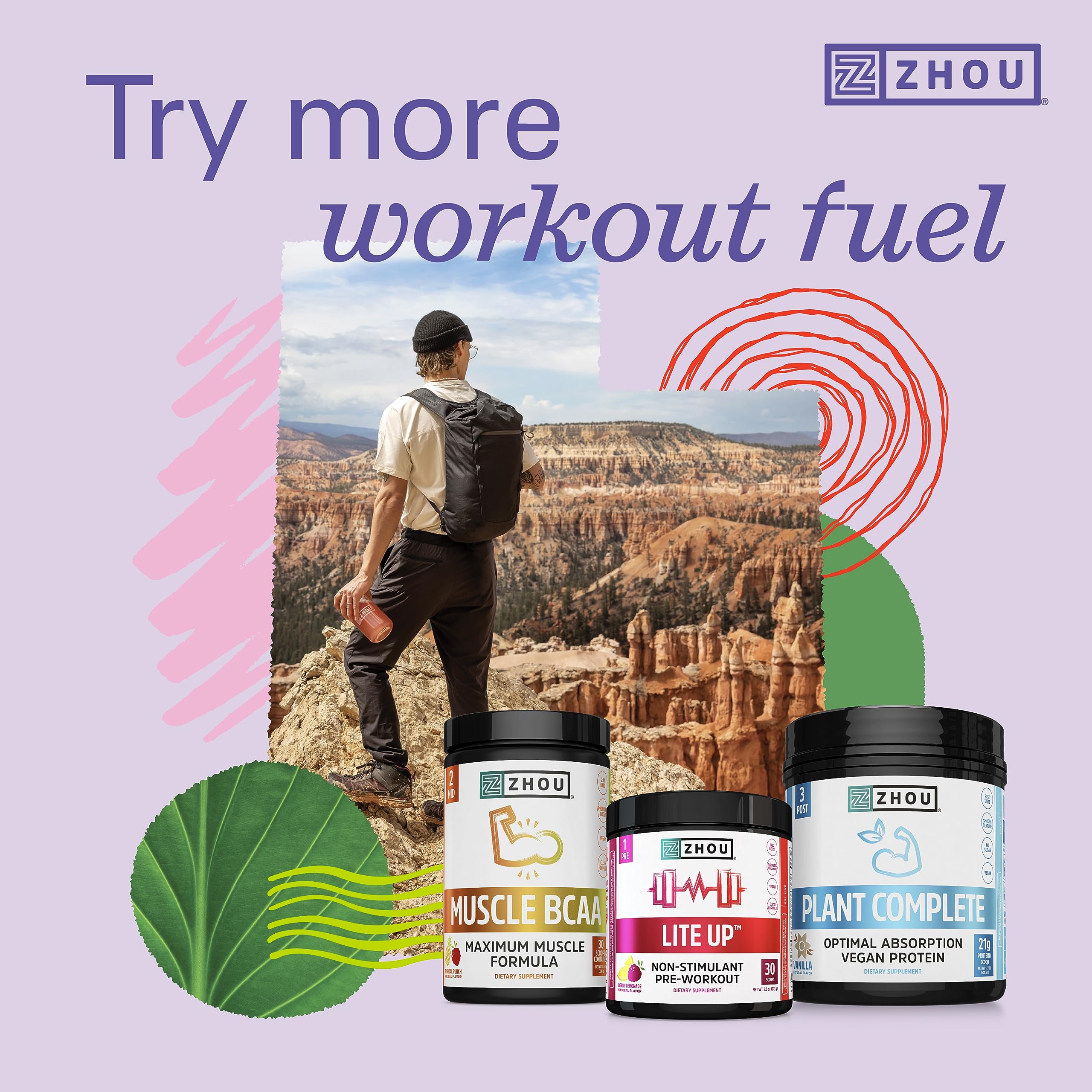 Zhou Creatine: usage quotidien en salle de sport.