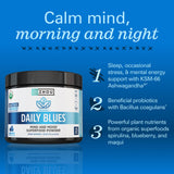 ZHOU Daily Blues dose d'ashwagandha pour concentration et équilibre