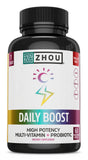 Zhou Daily Boost - bouteille élégante, soutien potentiel d énergie au quotidien.